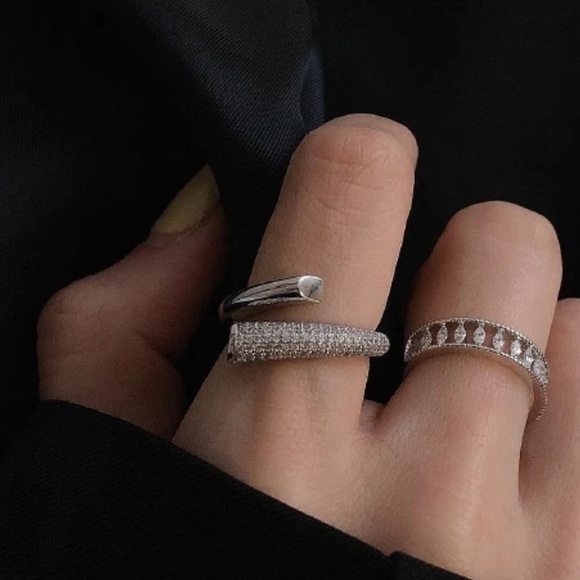 ⚡️Insta sterling silver open ring - Picture 2 of 6